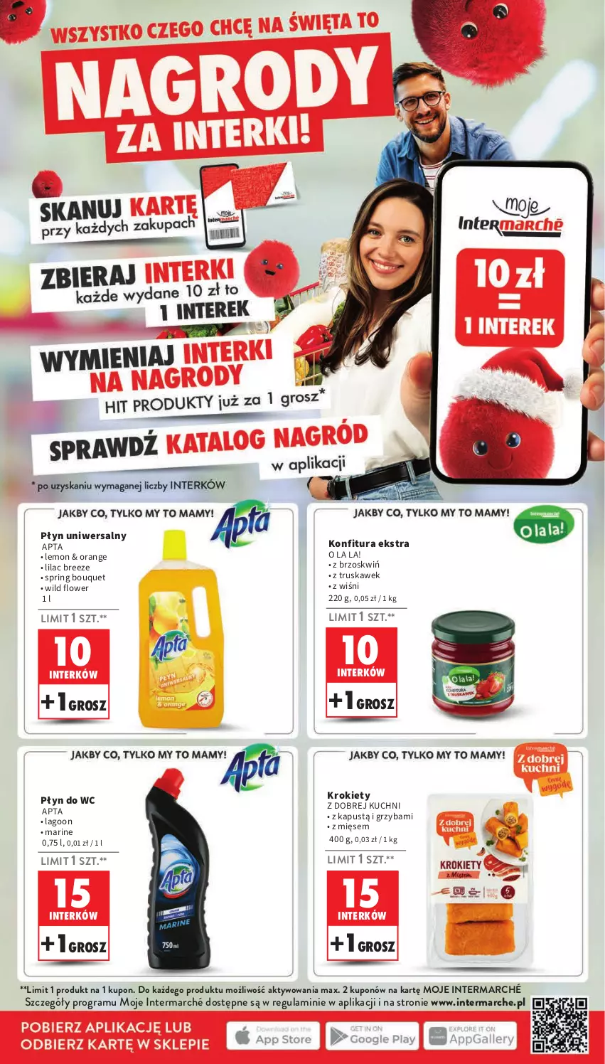 Gazetka promocyjna Intermarche - Gazetka Intermarche - ważna 19.12 do 24.12.2024 - strona 43 - produkty: Gra, Kapustą, Konfitura, Krokiety, Płyn do wc