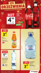 Gazetka promocyjna Intermarche - Gazetka Intermarche - Gazetka - ważna od 24.12 do 24.12.2024 - strona 39 - produkty: Nałęczowianka, Sok, Primavera, Coca-Cola, LANA, Fortuna, Prima, Fanta, Woda mineralna, Woda, Sprite, Fa