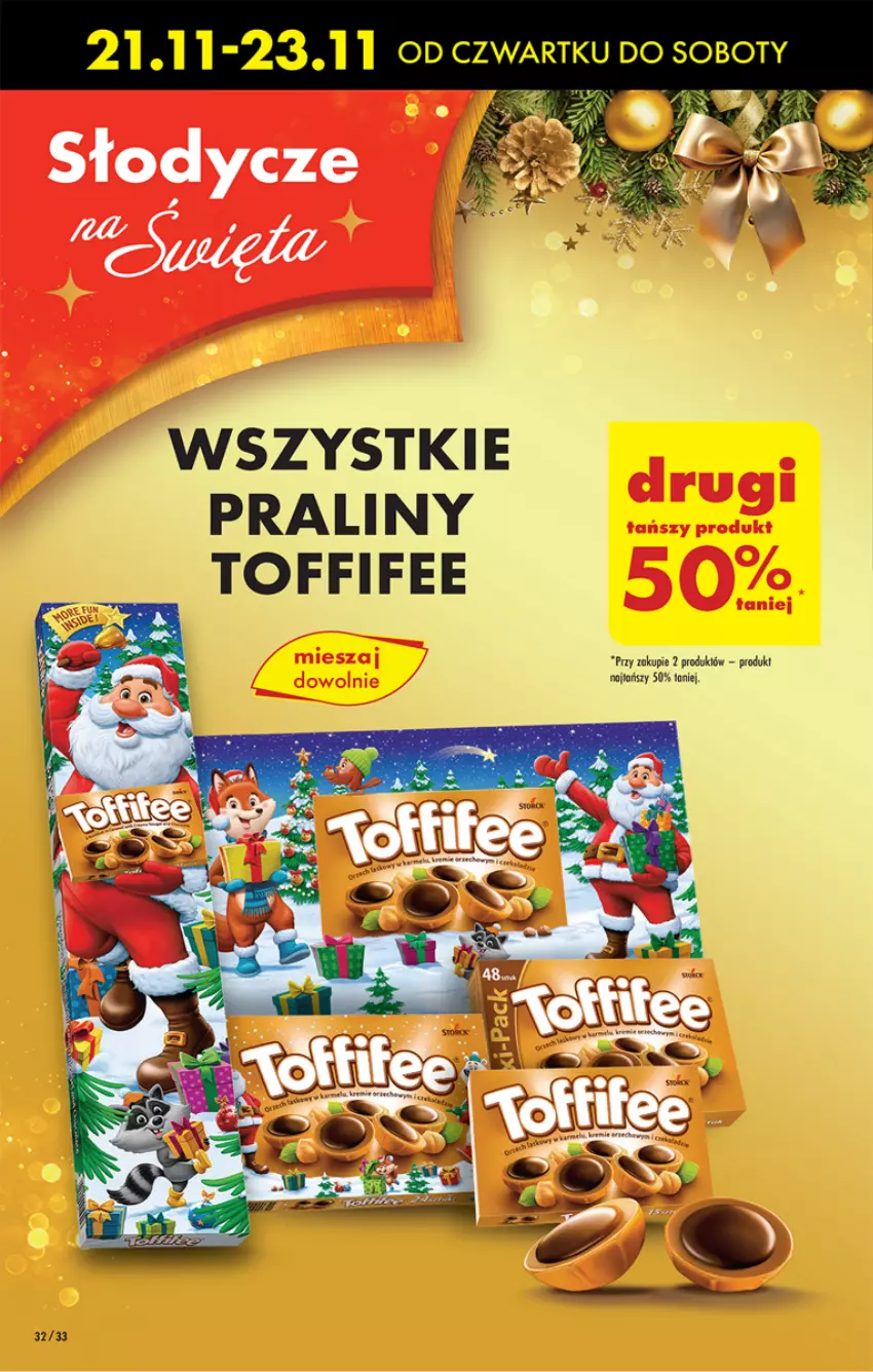 Gazetka promocyjna Biedronka - Od czwartku - ważna 21.11 do 27.11.2024 - strona 40 - produkty: Praliny, Toffifee