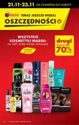 Gazetka promocyjna Biedronka - Od czwartku - Gazetka - ważna od 27.11 do 27.11.2024 - strona 10 - produkty: Taft, Schauma, Syoss, Fa