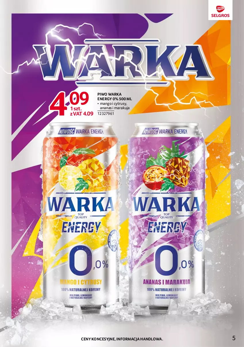 Gazetka promocyjna Selgros - Katalog Markowe Produkty - ważna 15.06 do 28.06.2023 - strona 5 - produkty: Ananas, Mango, Piwo, Warka