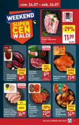 Gazetka promocyjna Aldi - Pełna oferta - Gazetka - ważna od 26.07 do 26.07.2025 - strona 31 - produkty: Kurczak, Por, Stek wołowy, Karkówka wieprzowa, Stek, Mięsne specjały, Piekarnik, Grill, Fa