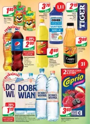 Gazetka promocyjna Dino - Gazetka - Gazetka - ważna od 12.04 do 12.04.2022 - strona 2 - produkty: Sok, Mus, Gin, Dobrowianka, Tiger, Schweppes, Napój gazowany, Oshee, Cappy, Kubuś, Napój niegazowany, Woda, Napój, Magnez