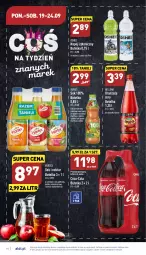 Gazetka promocyjna Aldi - Pełny katalog - Gazetka - ważna od 24.09 do 24.09.2022 - strona 18 - produkty: Sok, Pur, Coca-Cola, Sok jabłkowy, Oranżada, Hellena, Napój izotoniczny, Oshee, Kubuś, Sok przecierowy, Napój, Nektar, Hortex