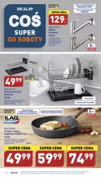 Gazetka promocyjna Aldi - Pełny katalog - Gazetka - ważna od 24.09 do 24.09.2022 - strona 34 - produkty: Piec, Rum, Bateria kuchenna, Ociekacz, Pojemnik na sztućce, Pojemnik, Suszarka do naczyń, Bateria, Suszarka, Patelnia