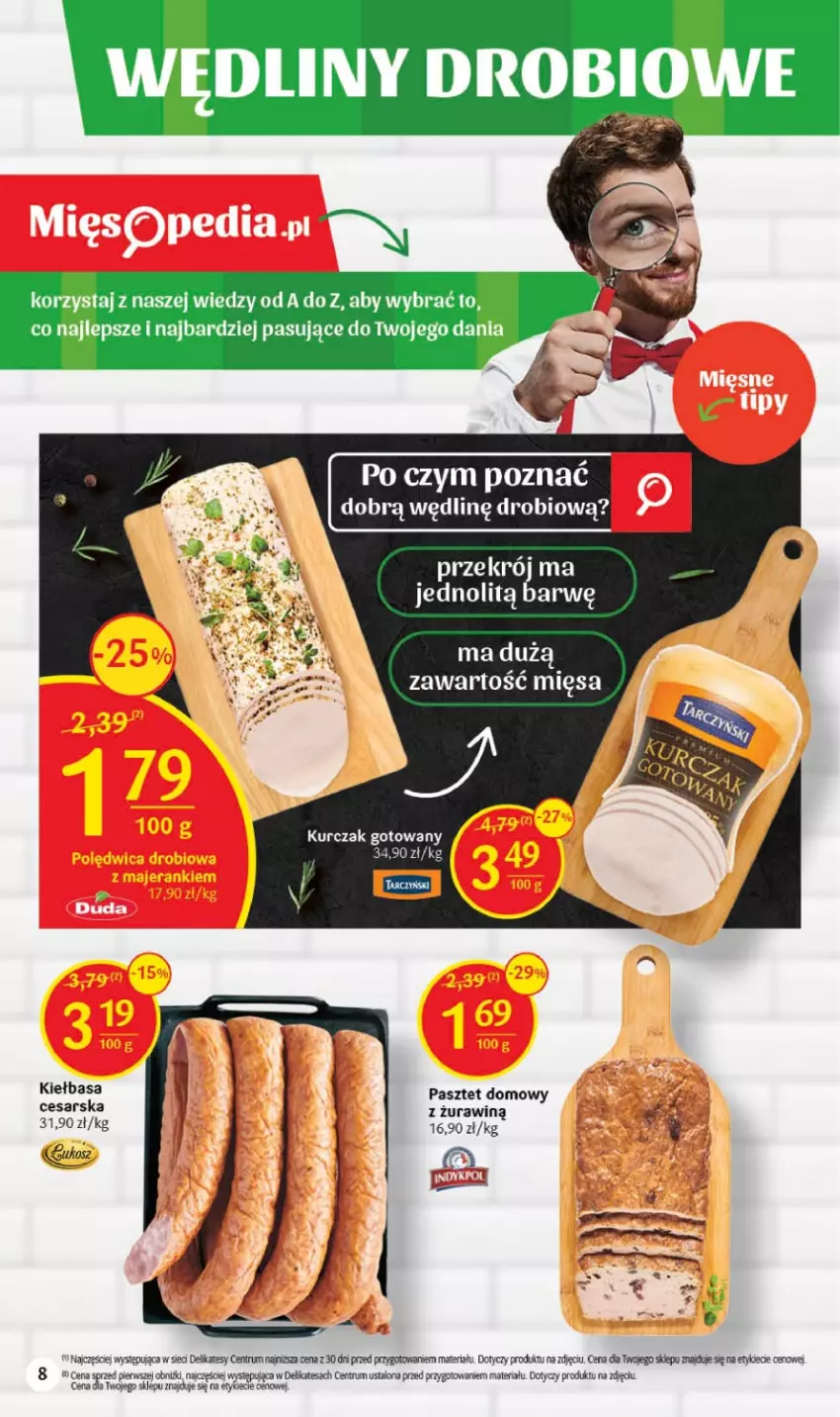 Gazetka promocyjna Delikatesy Centrum - Gazetka DC27 - ważna 13.07 do 19.07.2023 - strona 8 - produkty: Kiełbasa, Kurczak, Kurczak gotowany, Pasztet, Rum