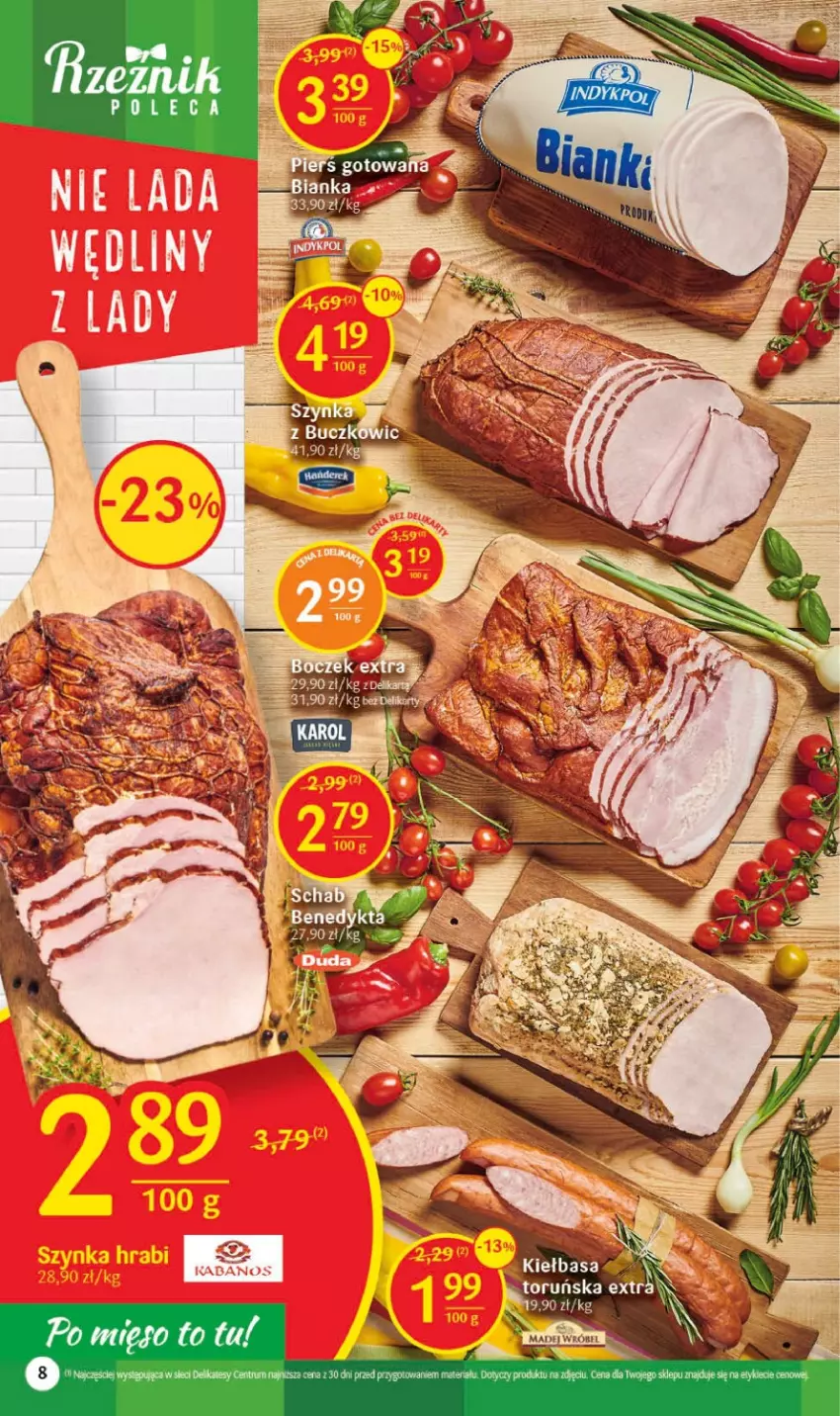 Gazetka promocyjna Delikatesy Centrum - Gazetka DC06 - ważna 09.02 do 15.02.2023 - strona 8 - produkty: Bianka, Kiełbasa, Madej Wróbel, Rum, Tera