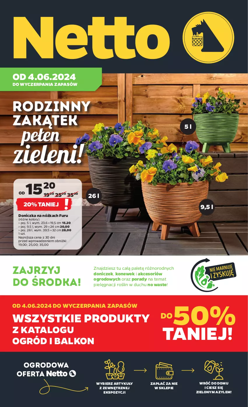 Gazetka promocyjna Netto - Katalog ogrodowy - ważna 06.06 do 31.07.2024 - strona 1 - produkty: Ogród, Por