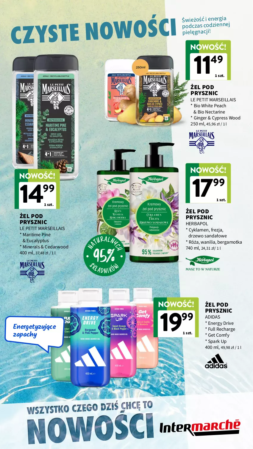 Gazetka promocyjna Intermarche - Gazetka Intermarche - ważna 07.05 do 20.05.2026 - strona 10 - produkty: Adidas, Cyklamen, Gin, Herbapol, Mars, Róża, Sandał