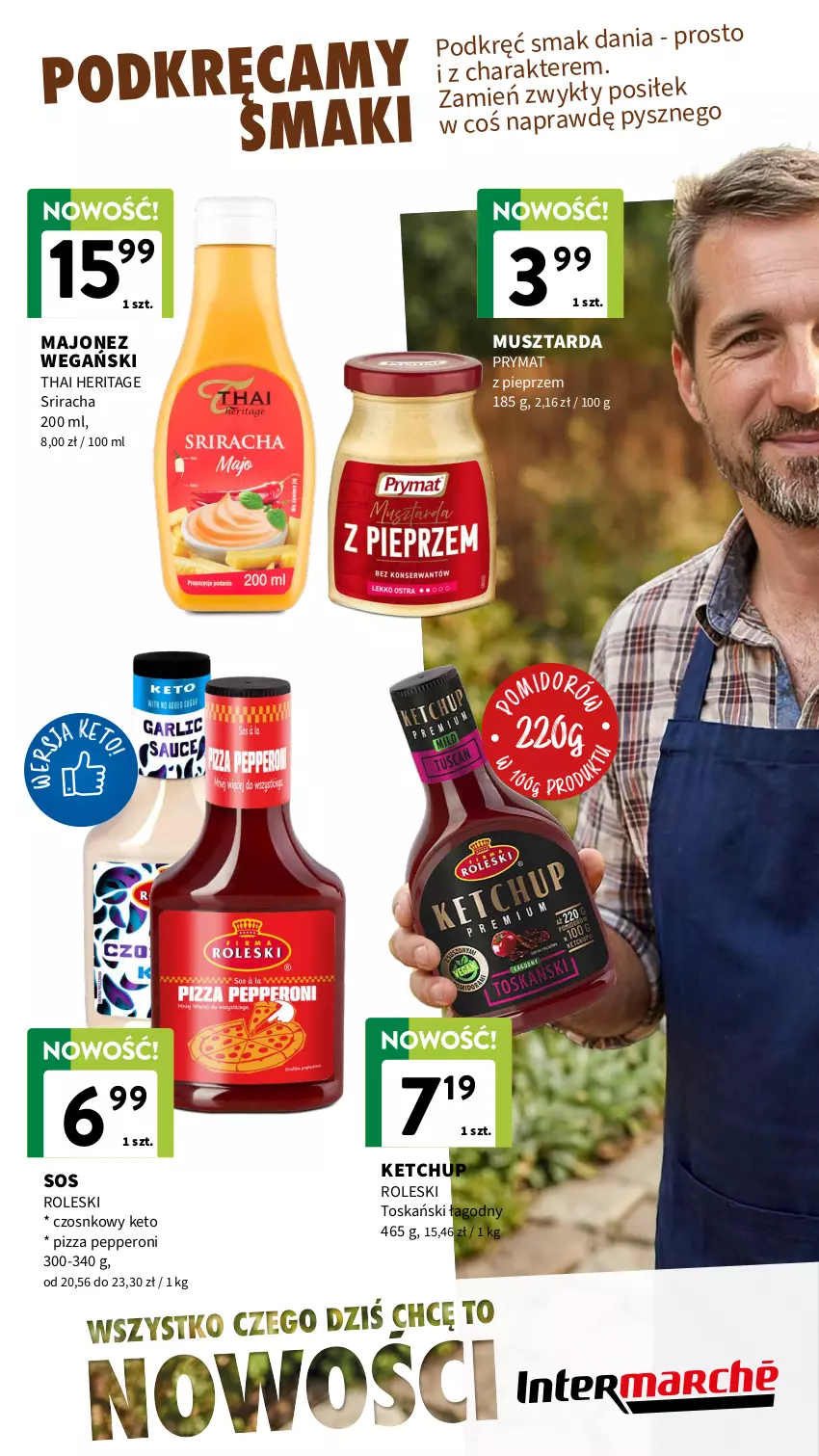 Gazetka promocyjna Intermarche - Gazetka Intermarche - ważna 07.05 do 20.05.2026 - strona 5 - produkty: Ketchup, Majonez, Mus, Musztarda, Pieprz, Pizza, Prymat, Sos