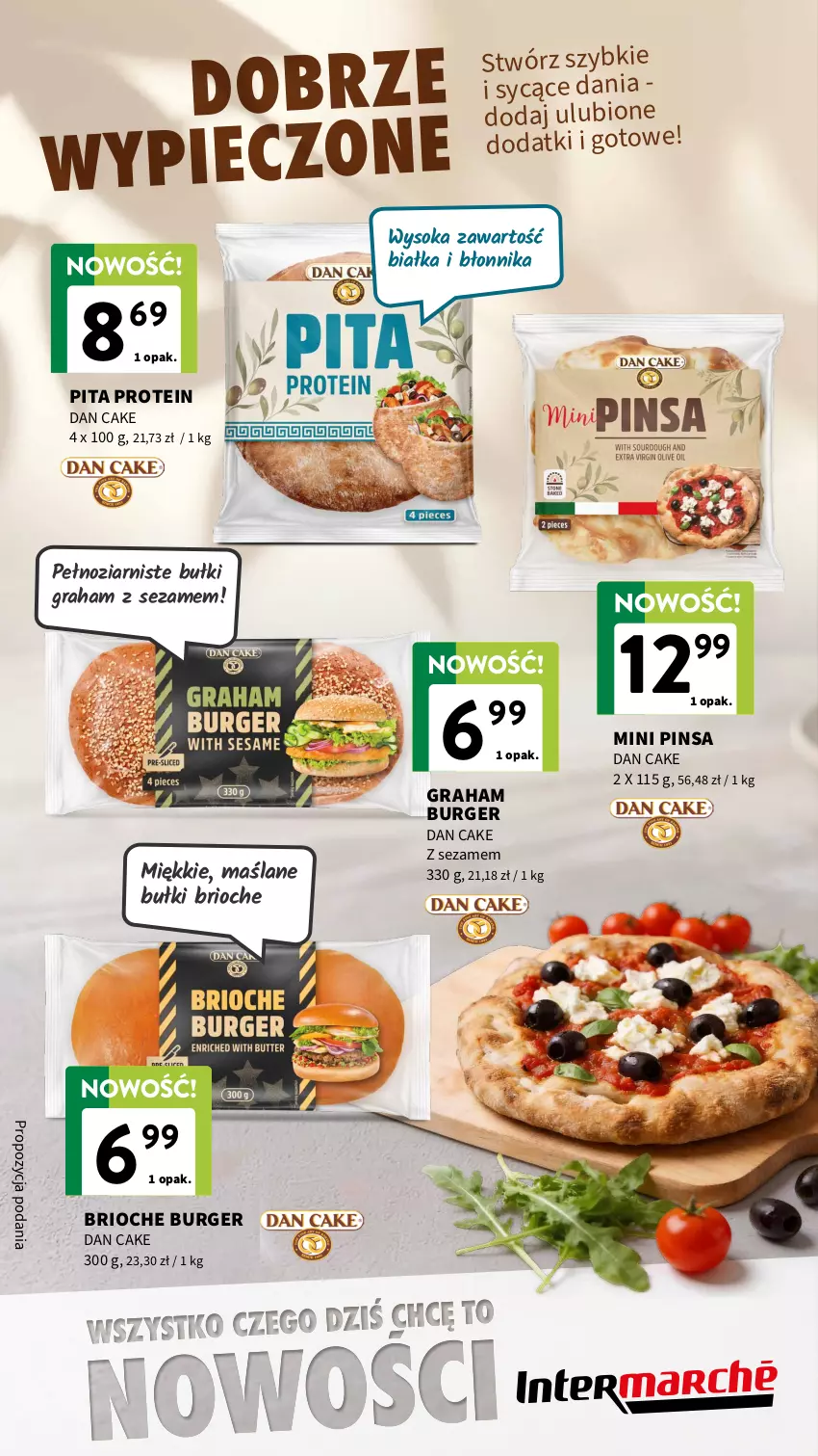 Gazetka promocyjna Intermarche - Gazetka Intermarche - ważna 07.05 do 20.05.2026 - strona 8 - produkty: Burger, Dan Cake, Gra, Sezam, Sok