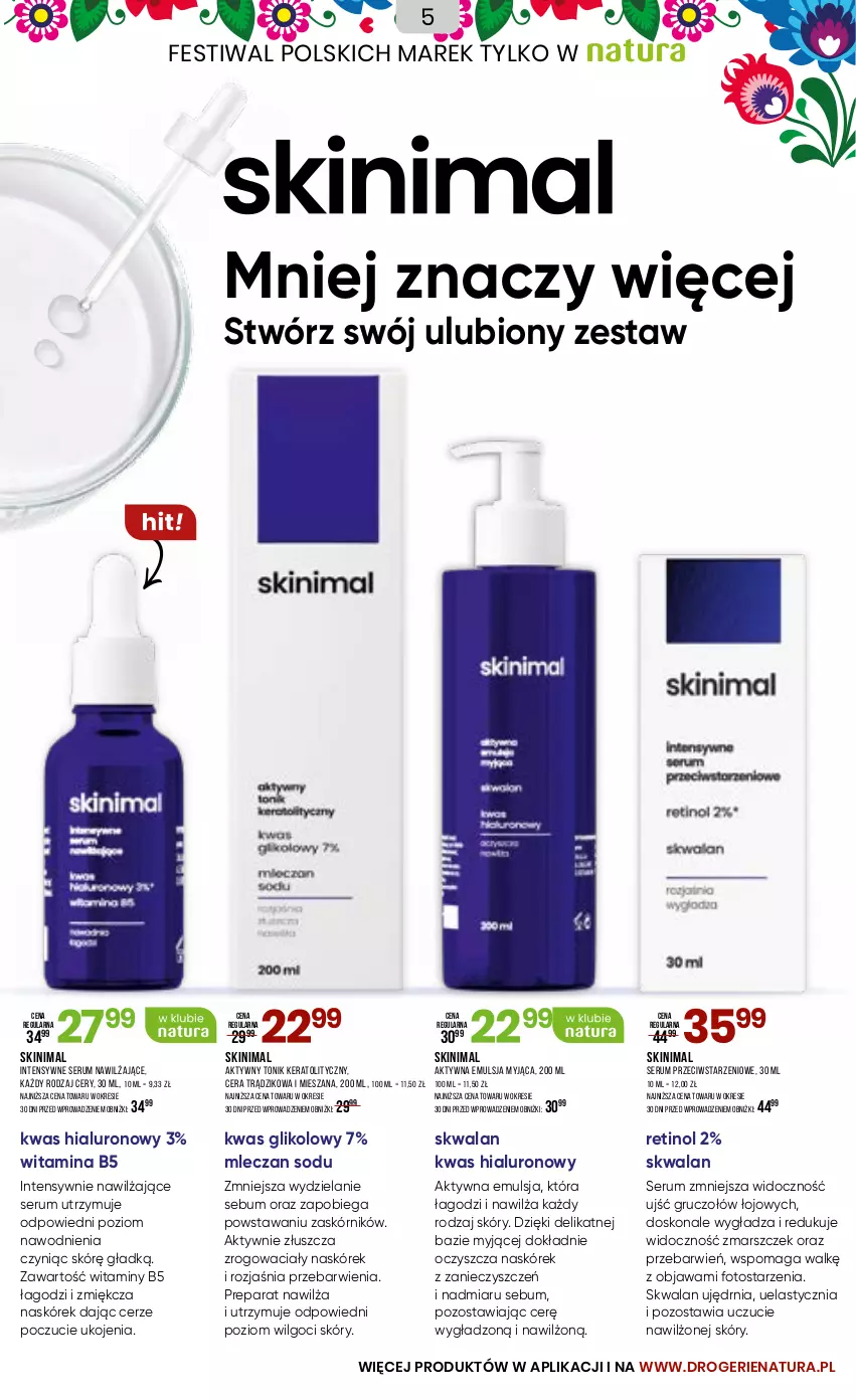 Gazetka promocyjna Drogerie Natura - Gazetka Drogerie Natura - ważna 03.04 do 05.05.2024 - strona 5 - produkty: Emulsja, LG, Mars, Rum, Ser, Serum, Tonik