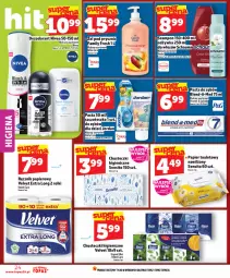 Gazetka promocyjna Topaz - Gazetka - Gazetka - ważna od 28.01 do 28.01.2026 - strona 24 - produkty: Top, Por, Gin, Papier, Dezodorant, Sito, Kaki, Papier toaletowy, Velvet, Ręcznik, Rolki, Schauma, Chusteczki, Szampon, Odżywka, Nivea