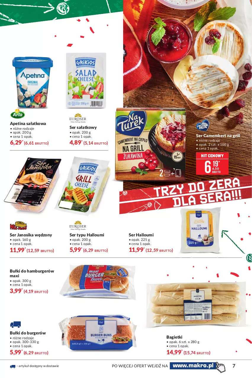 Gazetka promocyjna Makro - [Oferta specjalna] Wszystko na grill - ważna 15.06 do 28.06.2021 - strona 7 - produkty: Burger, Camembert, Grill, Hamburger, Sałat, Ser