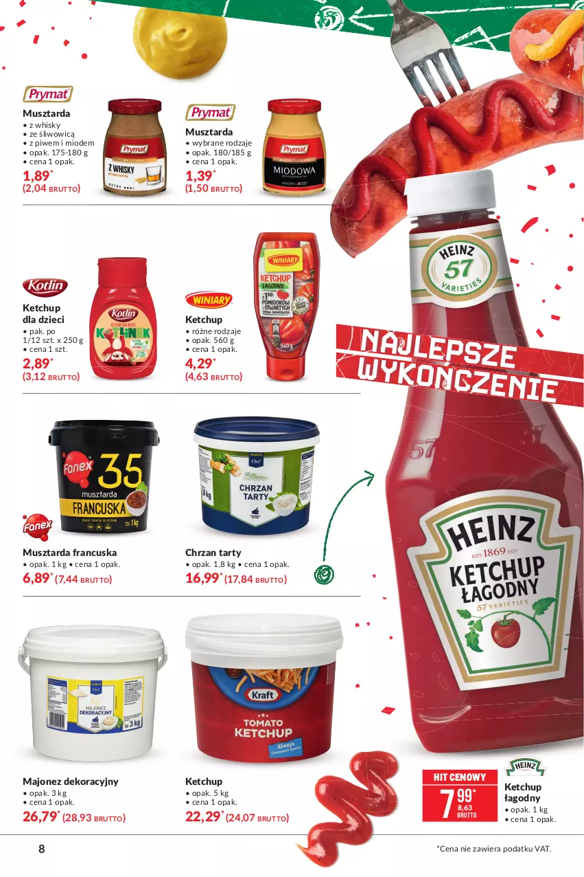 Gazetka promocyjna Makro - [Oferta specjalna] Wszystko na grill - ważna 15.06 do 28.06.2021 - strona 8 - produkty: Chrzan, Dzieci, Ketchup, Majonez, Mus, Musztarda, Whisky