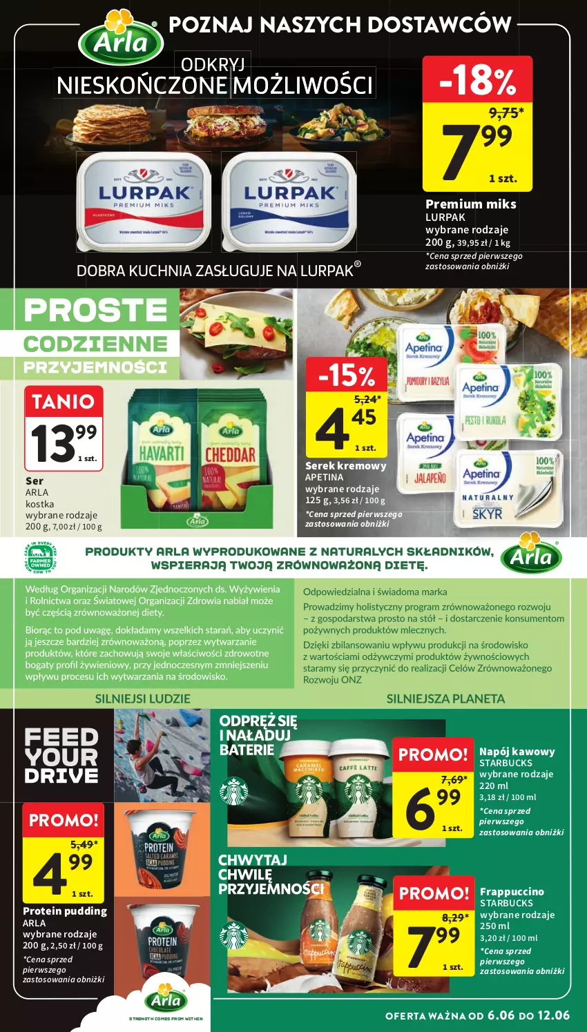 Gazetka promocyjna Intermarche - Gazetka Intermarche - ważna 06.06 do 12.06.2024 - strona 25 - produkty: Lurpak, Napój, Pudding, Ser, Serek