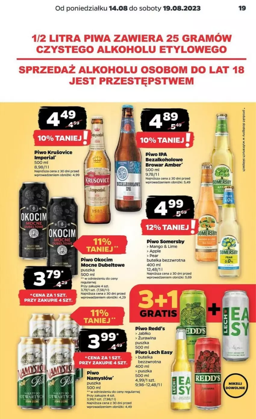 Gazetka promocyjna Netto - ważna 14.08 do 20.08.2023 - strona 11 - produkty: Gra, Koc, Mango, Okocim, Piwo, Redd's, Somersby