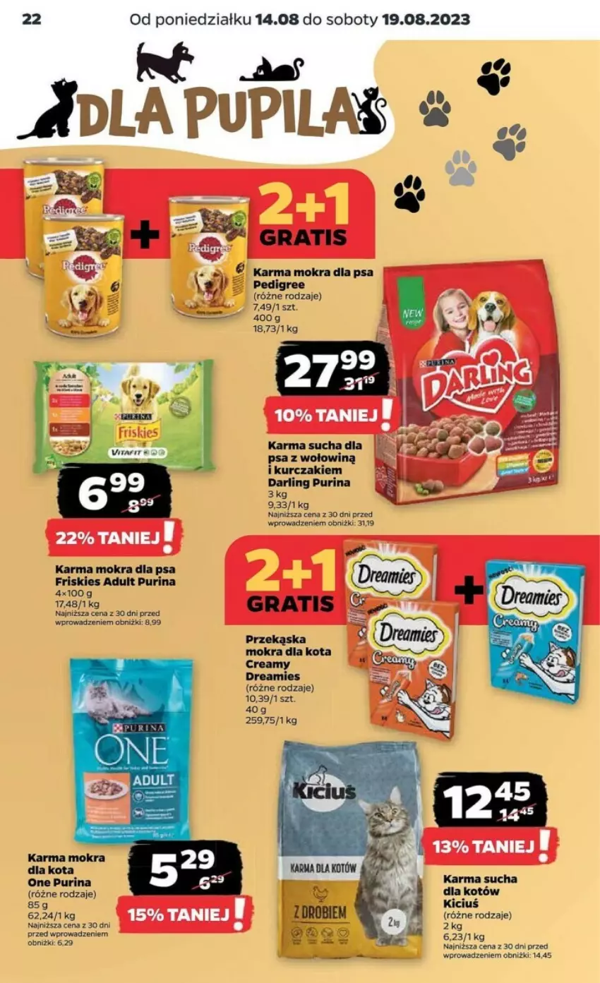 Gazetka promocyjna Netto - ważna 14.08 do 20.08.2023 - strona 15 - produkty: Friskies, Gra, Pur, Purina