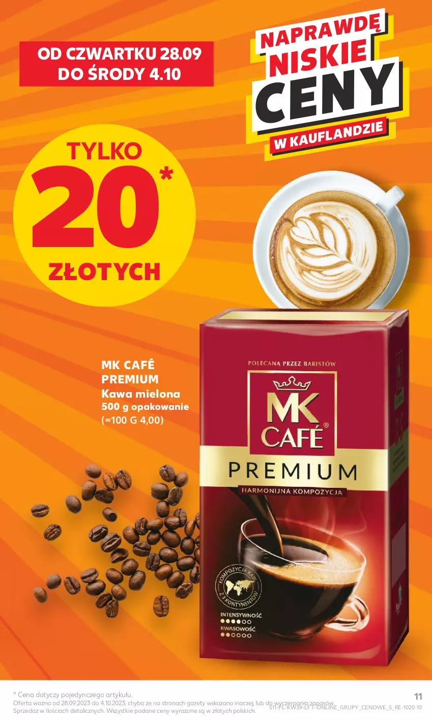 Gazetka promocyjna Kaufland - Gazetka tygodnia - ważna 28.09 do 04.10.2023 - strona 11 - produkty: Kawa, Kawa mielona