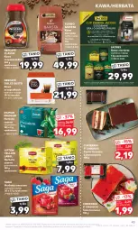 Gazetka promocyjna Kaufland - Gazetka tygodnia - Gazetka - ważna od 04.10 do 04.10.2023 - strona 43 - produkty: Tchibo, Nescafé, Kawa rozpuszczalna, Gra, Cukier, Kawa ziarnista, Saga, Kawa, Dilmah, Herbata czarna, Mascarpone, Tchibo Barista, Lipton, Dolce Gusto, Jacobs, Herbata, Herbata owocowa