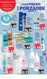 Gazetka promocyjna Kaufland - Gazetka tygodnia - Gazetka - ważna od 04.10 do 04.10.2023 - strona 50 - produkty: Woda micelarna, Por, Aquafresh, Dezodorant, Szczoteczka do zębów, Pasta do zębów, Krem do ciała, Ziaja, Płyn do higieny intymnej, Woda, Nivea, Szczoteczka, Fa