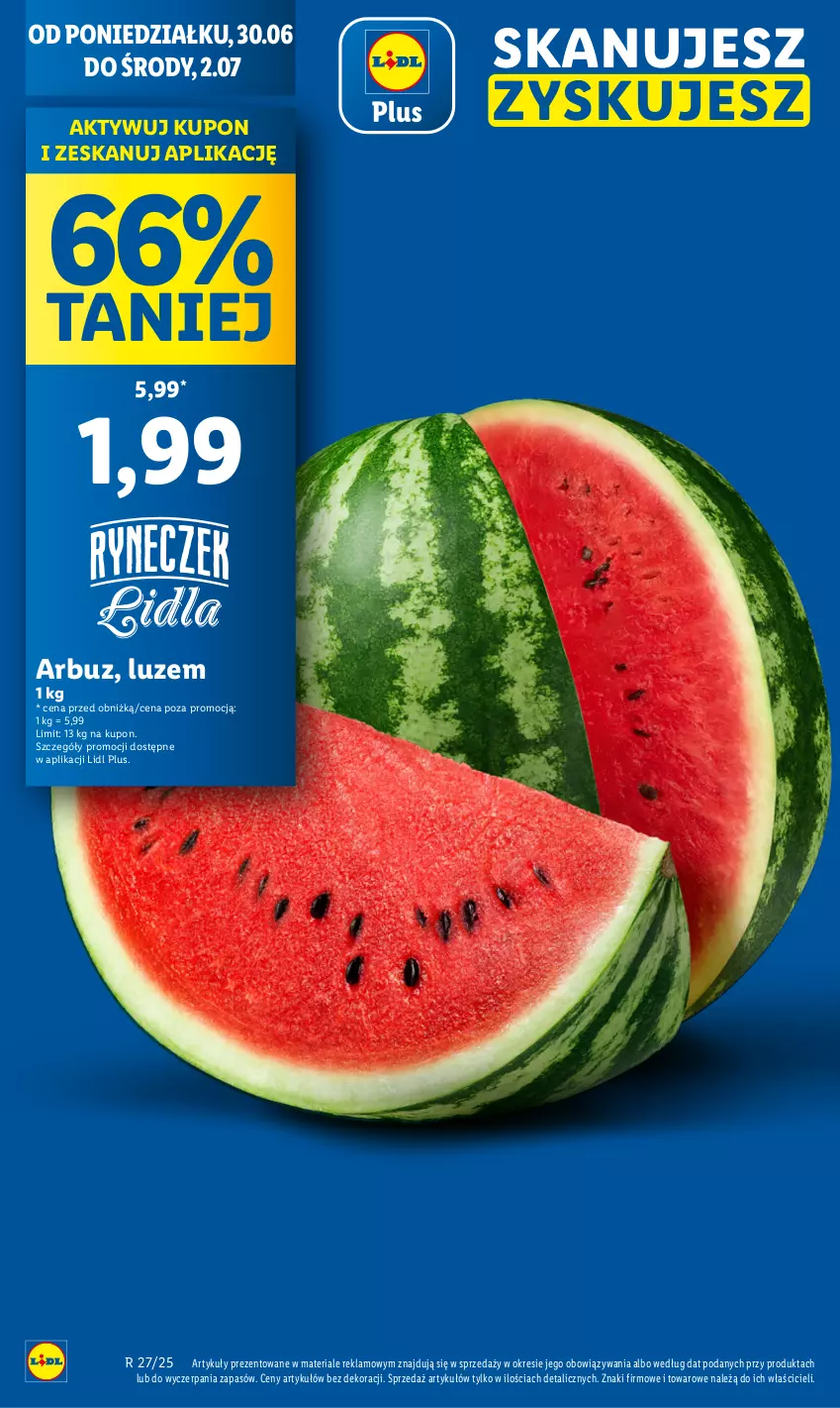 Gazetka promocyjna Lidl - GAZETKA - ważna 30.06 do 02.07.2025 - strona 10 - produkty: Arbuz