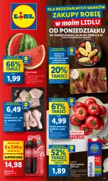 Gazetka promocyjna Lidl - GAZETKA - Gazetka - ważna od 02.07 do 02.07.2025 - strona 1 - produkty: Kurczak, Coca-Cola, Arbuz, Pomidory, Mleko