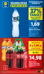 Gazetka promocyjna Lidl - GAZETKA - Gazetka - ważna od 02.07 do 02.07.2025 - strona 5 - produkty: Nałęczowianka, Coca-Cola, Fanta, Woda mineralna, Woda, Sprite, Fa