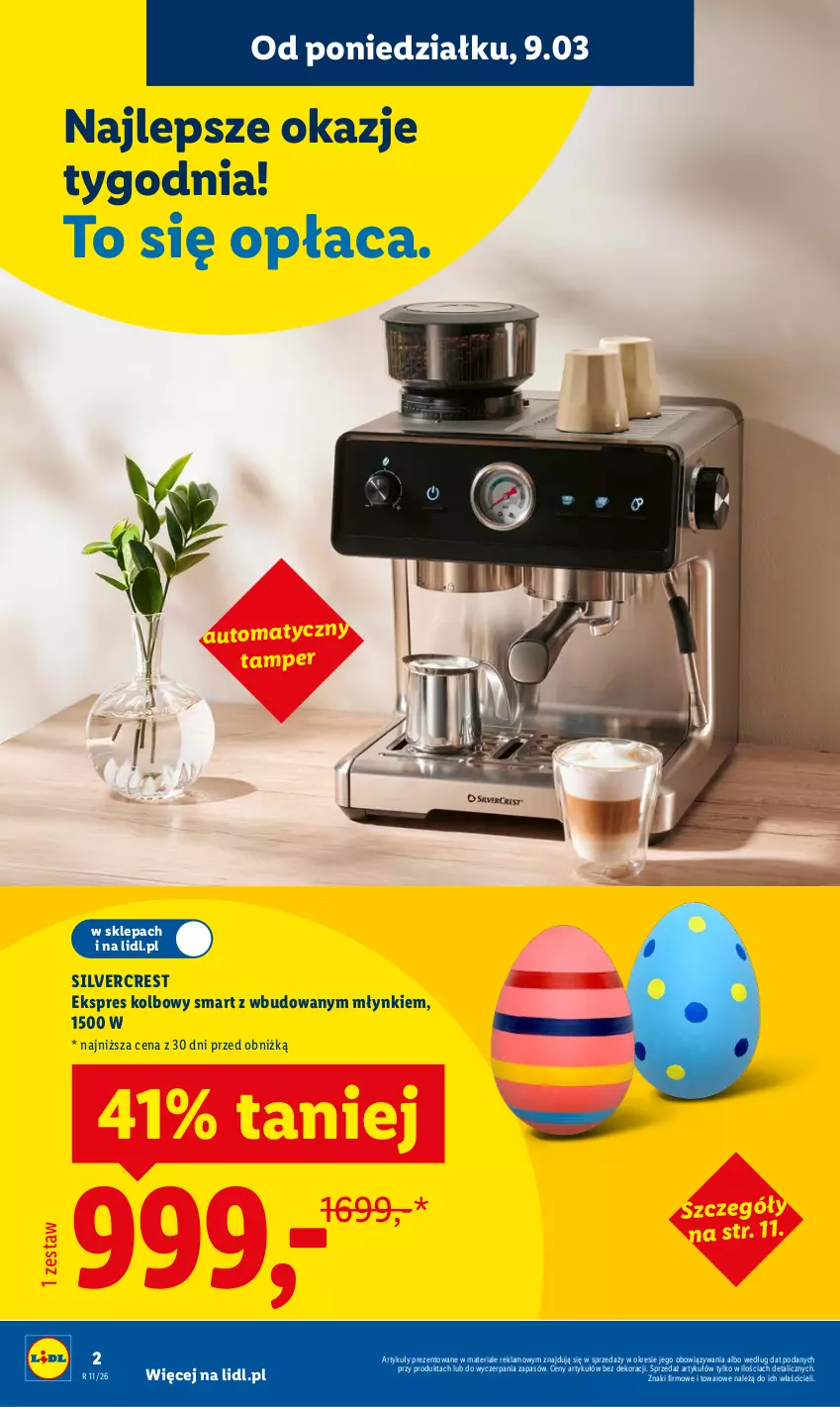 Gazetka promocyjna Lidl - Oferta ważna od 9.03 - ważna 09.03 do 14.03.2026 - strona 2 - produkty: Silvercrest