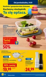 Gazetka promocyjna Lidl - Oferta ważna od 9.03 - Gazetka - ważna od 14.03 do 14.03.2026 - strona 24 - produkty: Silvercrest, Kuchnia, Młynek, Organizer, Pojemnik, Pieprz