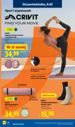 Gazetka promocyjna Lidl - Oferta ważna od 9.03 - Gazetka - ważna od 14.03 do 14.03.2026 - strona 28 - produkty: Sok, Por, Gin, Telefon, Karp, Skarpetki, Sport, Legginsy