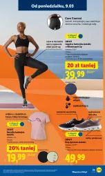 Gazetka promocyjna Lidl - Oferta ważna od 9.03 - Gazetka - ważna od 14.03 do 14.03.2026 - strona 29 - produkty: Ser, Por, Gin, Buty, Kosz, Koszulka, Sport, Legginsy, Control, Koszulka funkcyjna, LG