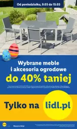 Gazetka promocyjna Lidl - Oferta ważna od 9.03 - Gazetka - ważna od 14.03 do 14.03.2026 - strona 32 - produkty: Parasol, Meble