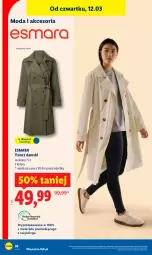 Gazetka promocyjna Lidl - Oferta ważna od 9.03 - Gazetka - ważna od 14.03 do 14.03.2026 - strona 34 - produkty: Trencz, Moda, Control