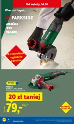 Gazetka promocyjna Lidl - Oferta ważna od 9.03 - Gazetka - ważna od 14.03 do 14.03.2026 - strona 4 - produkty: Parkside, Top, Szlifierka kątowa, Szlifierka, Ogród