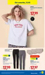 Gazetka promocyjna Lidl - Oferta ważna od 9.03 - Gazetka - ważna od 14.03 do 14.03.2026 - strona 41 - produkty: Sok, Gin, Majtki, Kosz, Koszulka, Legginsy
