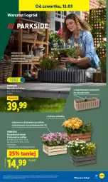 Gazetka promocyjna Lidl - Oferta ważna od 9.03 - Gazetka - ważna od 14.03 do 14.03.2026 - strona 47 - produkty: Parkside, Por, Ogród