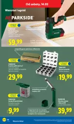 Gazetka promocyjna Lidl - Oferta ważna od 9.03 - Gazetka - ważna od 14.03 do 14.03.2026 - strona 56 - produkty: Parkside, Lampa robocza LED, Rum, Przewód, Lampa, Ogród, Akumulator