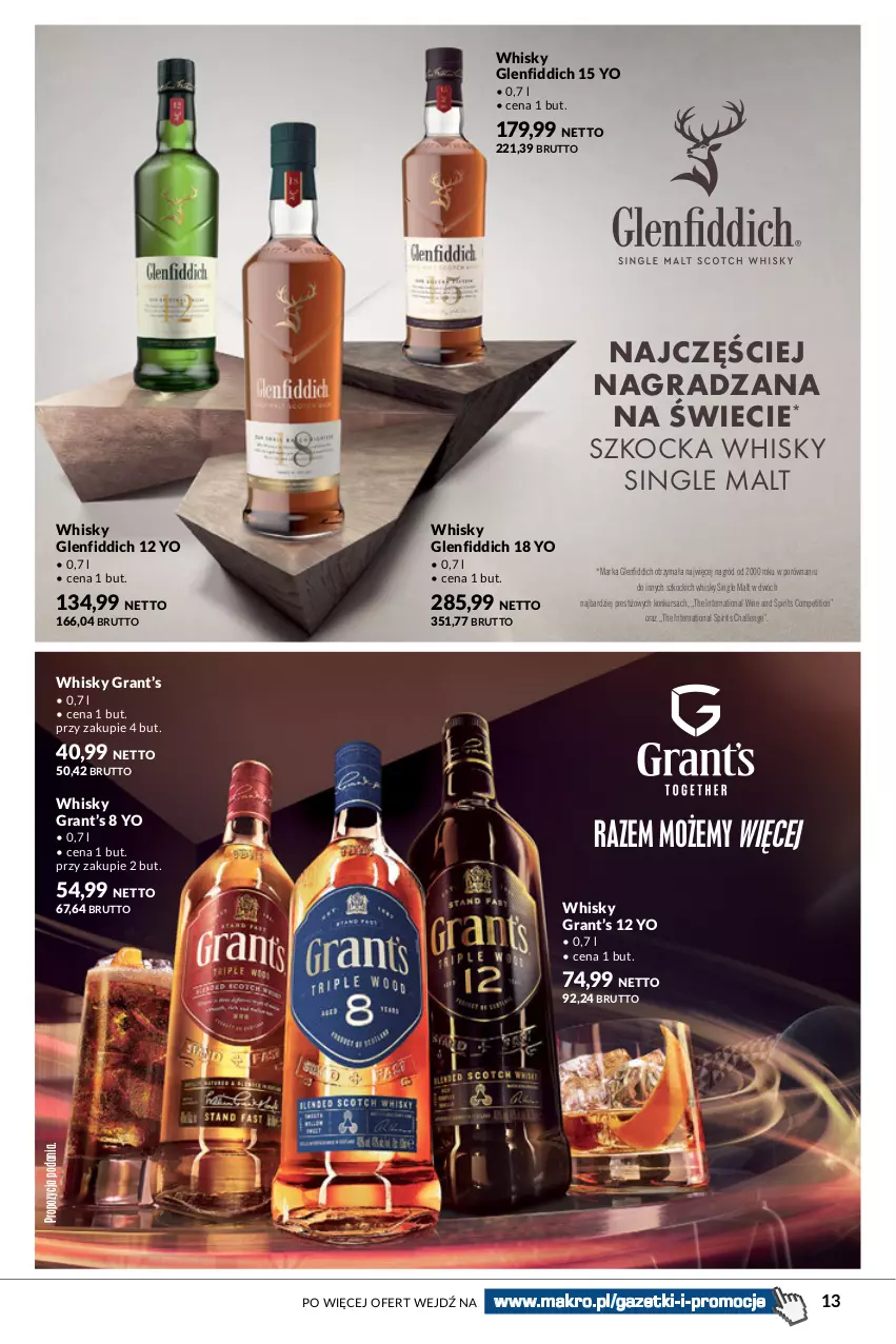 Gazetka promocyjna Makro - Katalog Whisky - ważna 15.09 do 30.09.2023 - strona 13 - produkty: Gra, Koc, Por, Whisky