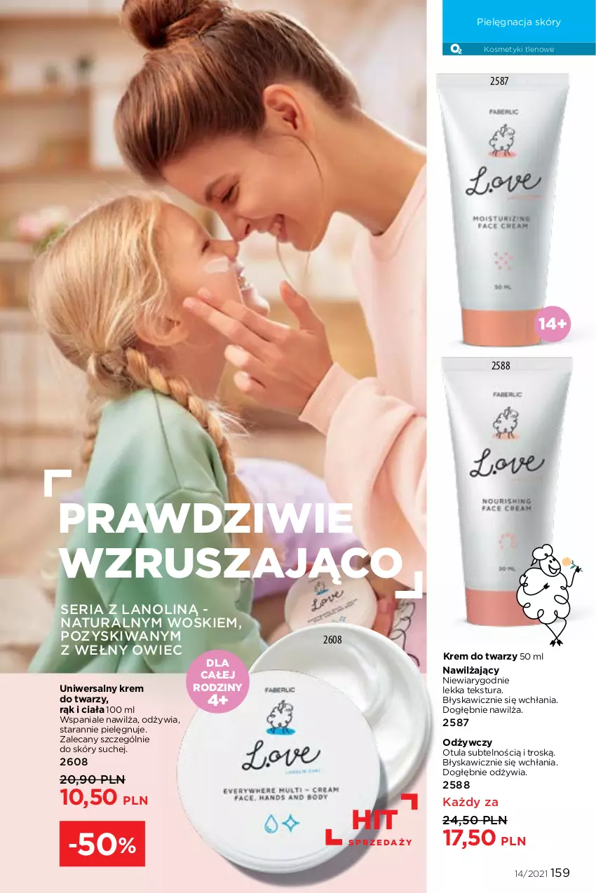 Gazetka promocyjna Faberlic - Gazetka - ważna 27.09 do 10.10.2021 - strona 159 - produkty: Krem do twarzy, Pielęgnacja skóry, Ser