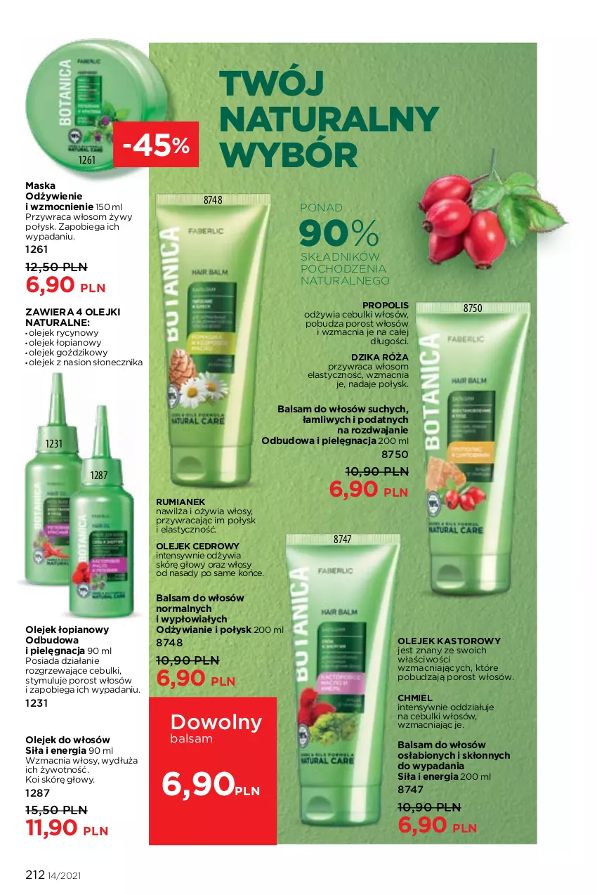 Gazetka promocyjna Faberlic - Gazetka - ważna 27.09 do 10.10.2021 - strona 212 - produkty: Astor, Dzika róża, Maska, Olej, Por, Propolis, Róża, Rum