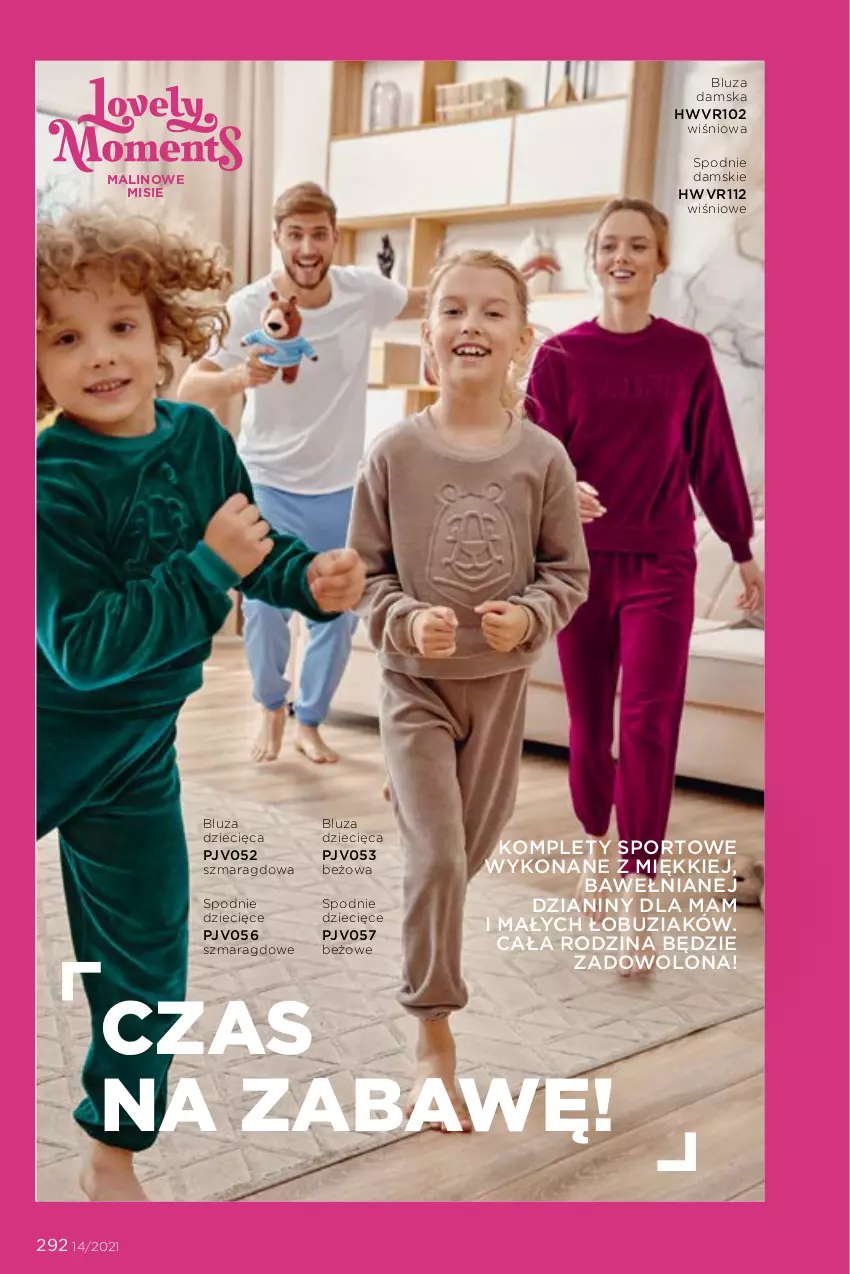 Gazetka promocyjna Faberlic - Gazetka - ważna 27.09 do 10.10.2021 - strona 292 - produkty: Bluza, Dzieci, Por, Spodnie, Sport