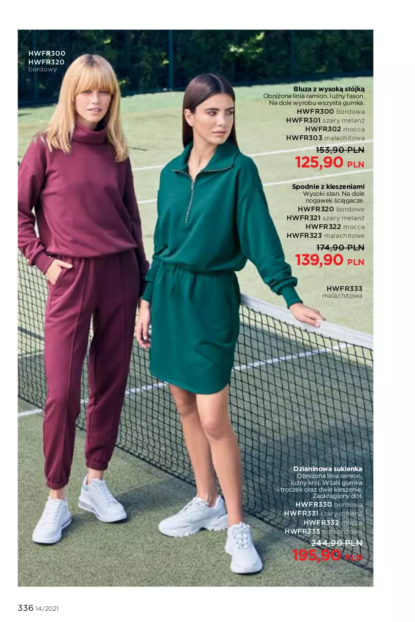 Gazetka promocyjna Faberlic - Gazetka - ważna 27.09 do 10.10.2021 - strona 336 - produkty: Bluza, Fa, Sok, Spodnie, Sukienka