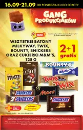 Gazetka promocyjna Biedronka - Od poniedzialku - Gazetka - ważna od 21.09 do 21.09.2024 - strona 44 - produkty: Cukier, Bounty, Twix, Snickers, Baton, Cukierki