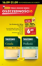 Gazetka promocyjna Biedronka - Od poniedzialku - Gazetka - ważna od 21.09 do 21.09.2024 - strona 6 - produkty: Ser, Tera, Dron, Gouda, Miecz