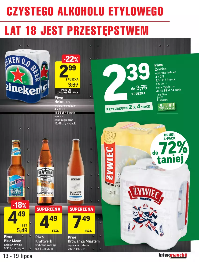 Gazetka promocyjna Intermarche - ważna 13.07 do 19.07.2021 - strona 29 - produkty: Heineken, LG, Piwo