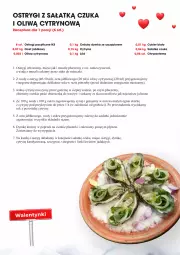 Gazetka promocyjna Makro - [Oferta specjalna] Receptury i produkty na walentynkowe dania - Gazetka - ważna od 14.02 do 14.02.2022 - strona 1 - produkty: Sałatka, Cebula, Sok, Por, Mus, Cukier, Chryzantema, Ostrygi, Cytryny, Szal, Cień, Plasterki, Sałat, Sitko, Syrop, Olej, Ocet, Mięso