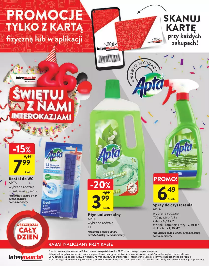 Gazetka promocyjna Intermarche - Gazetka Intermarche - ważna 21.09 do 04.10.2023 - strona 24 - produkty: Spray do czyszczenia