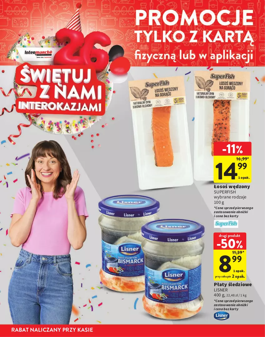 Gazetka promocyjna Intermarche - Gazetka Intermarche - ważna 21.09 do 04.10.2023 - strona 4 - produkty: Lisner, Płaty śledziowe