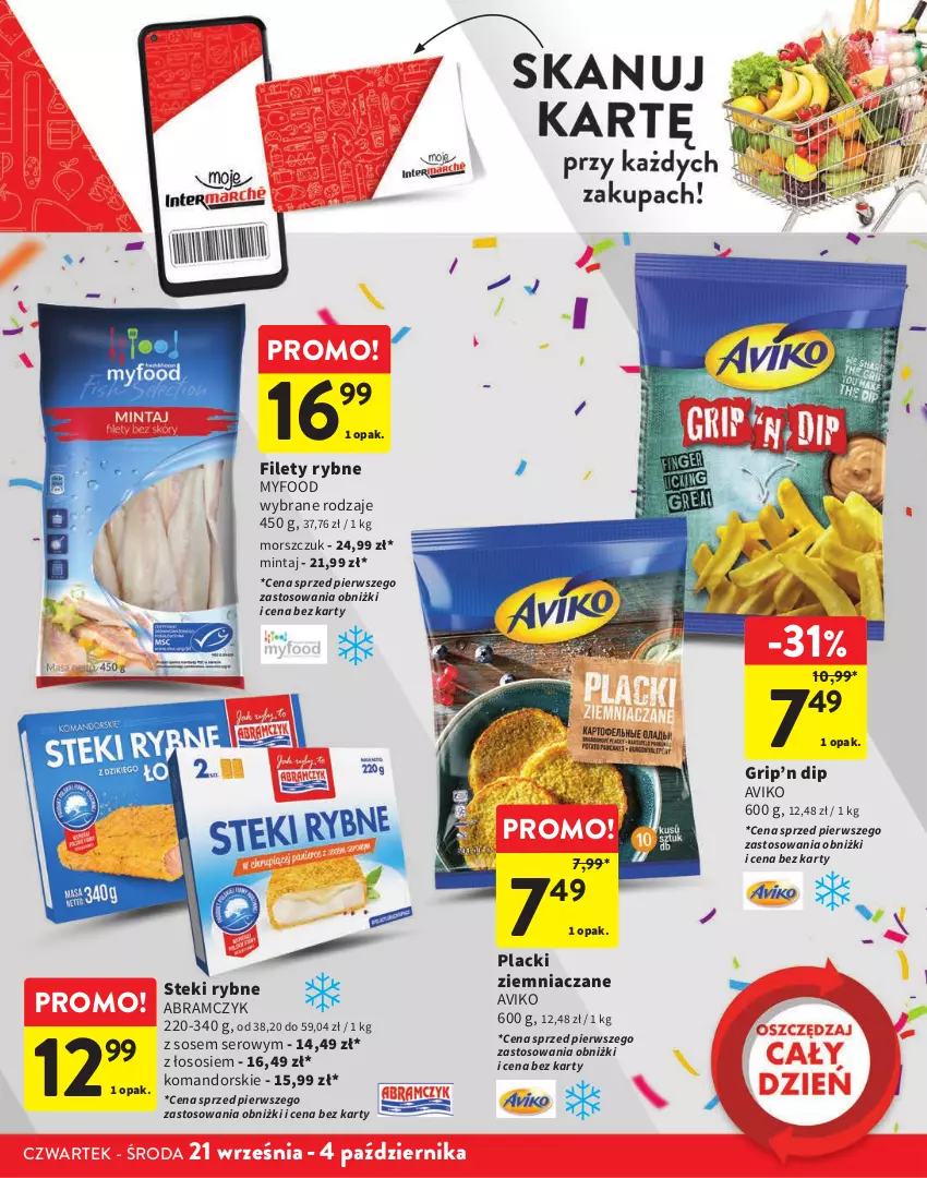 Gazetka promocyjna Intermarche - Gazetka Intermarche - ważna 21.09 do 04.10.2023 - strona 5 - produkty: Lack, Mintaj, Ser, Sos, Stek